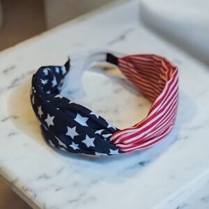 🔥Red and Blue Star Striped Headband🔥